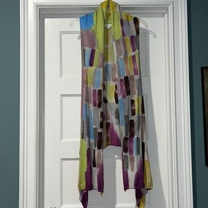 Multi-color vest, size S